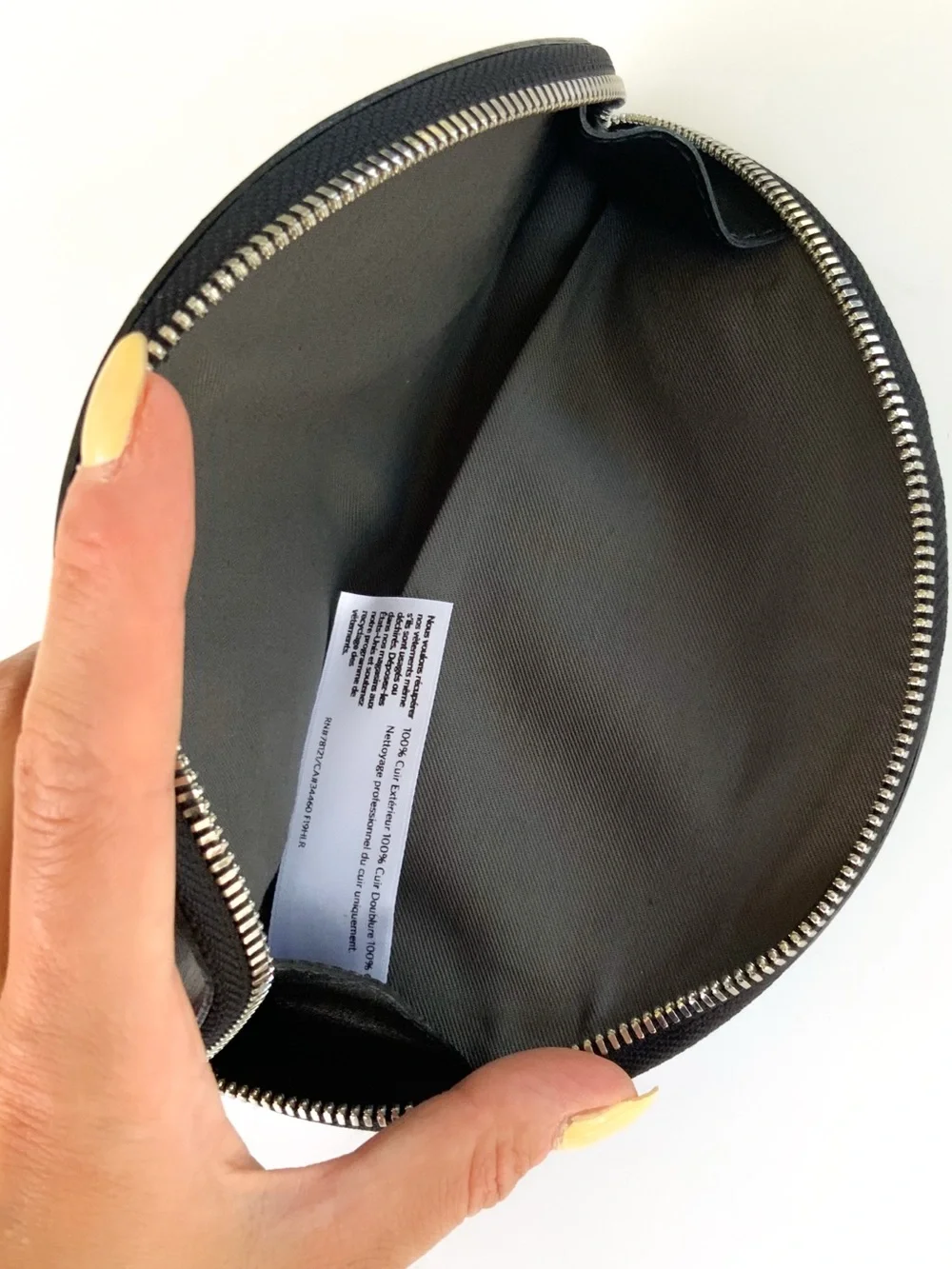Eileen Fisher Black Zip Pouch